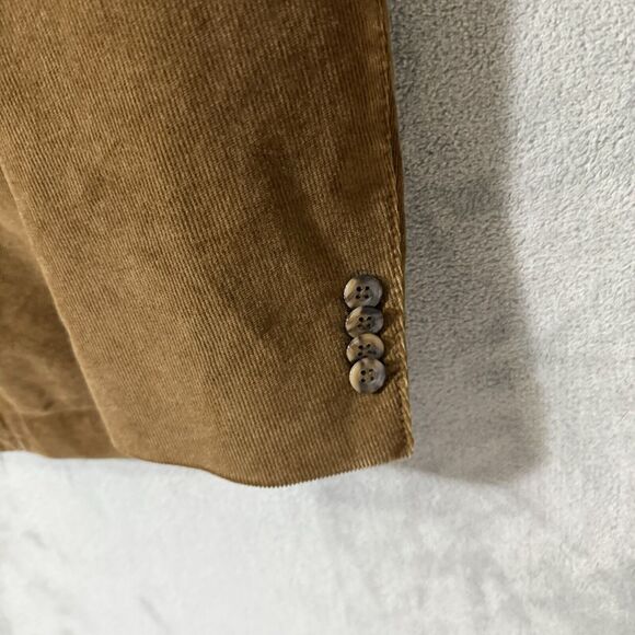 Kroon Corduroy Blazer Sport Coat 2 Button Casual Jacket 45L Brown Acadamia - Picture 12 of 14